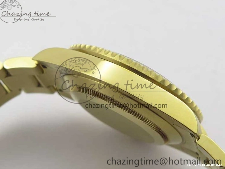 AAA Replica Watches Bracelet SA3135 3010 Black Diam Black Maker 1:1 Dial Bp 116618 Edition V on Ceramic 316L Submariner YG Supportive LN Best 0105